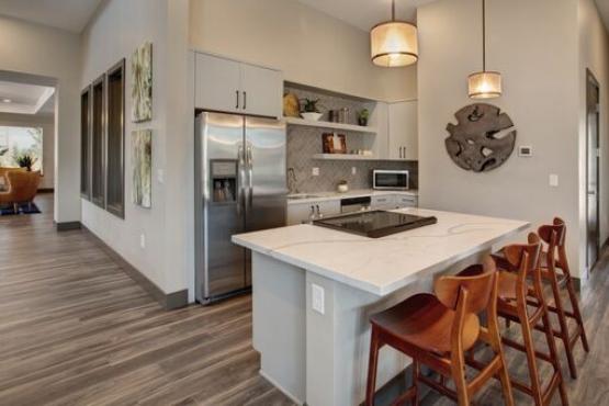 Clubhouse kitchen.