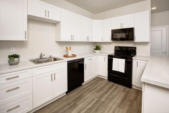 Amazing space in the apartment kitchens!